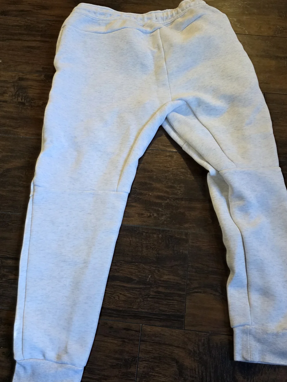 Nike Kids' Light Gray Fleece Jogger Pants